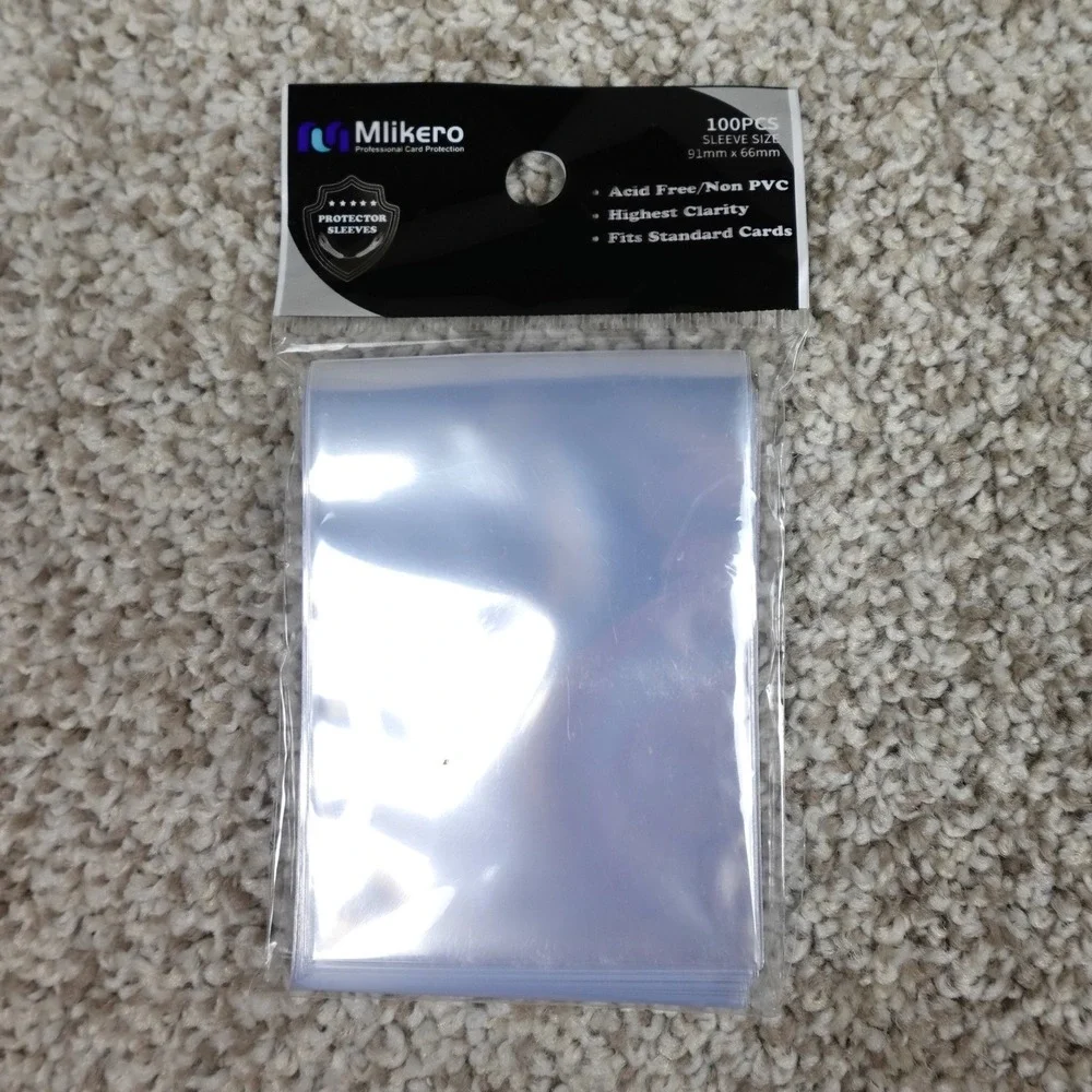 mlikero card sleeves Purple VKGAMESHOP Mlikero 1000 Card Sleeves Hard